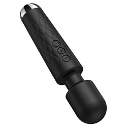 BDSMaster Wand Beautylit 20cm Tête 42mm Noir